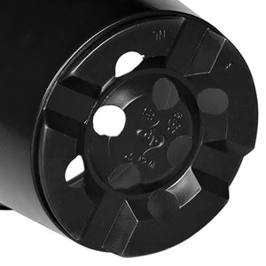 Runde Blumentöpfe Schwarz 10x8 cm, 100er-Set