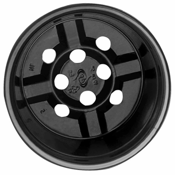 Runder Blumentopf, 200 Stk, Schwarz, Ø 10cm