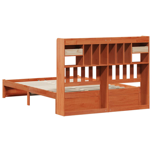 Bücherregal Bettgestell 200x160 cm mit Kopfteil