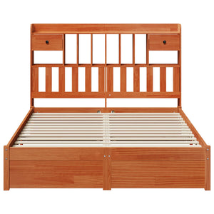 Bücherregal Bettgestell 200x160 cm mit Kopfteil