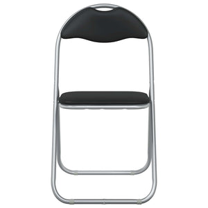 Klappstühle 2er Set Schwarz Grau