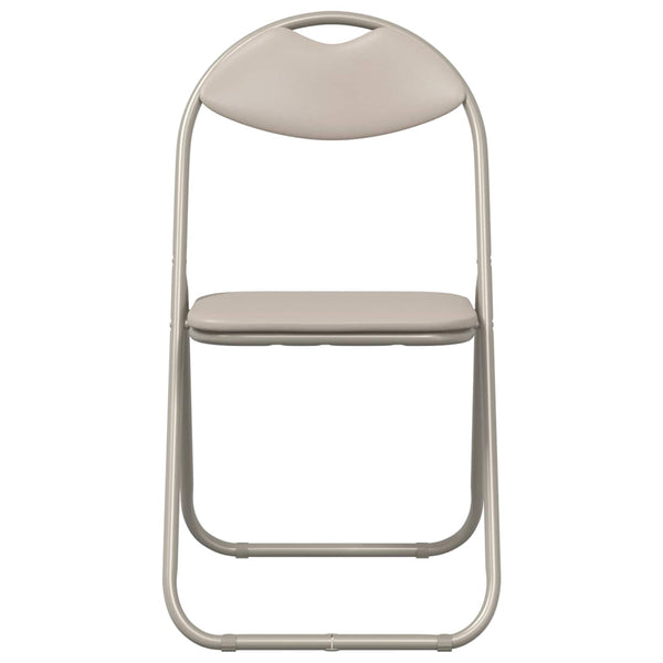 Klappstuhl 2er Set Sand Kunstleder