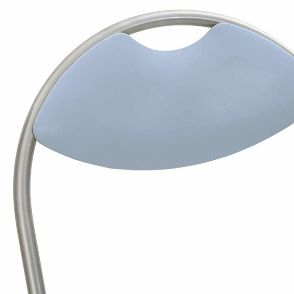 Klappstühle 8er Set Grau Kunstleder