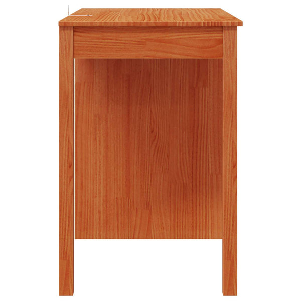 Schreibtisch Kiefer Massivholz 100x50 cm Wachsbraun