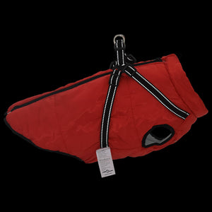 Hundemantel Rot Fleece & Polyester L44