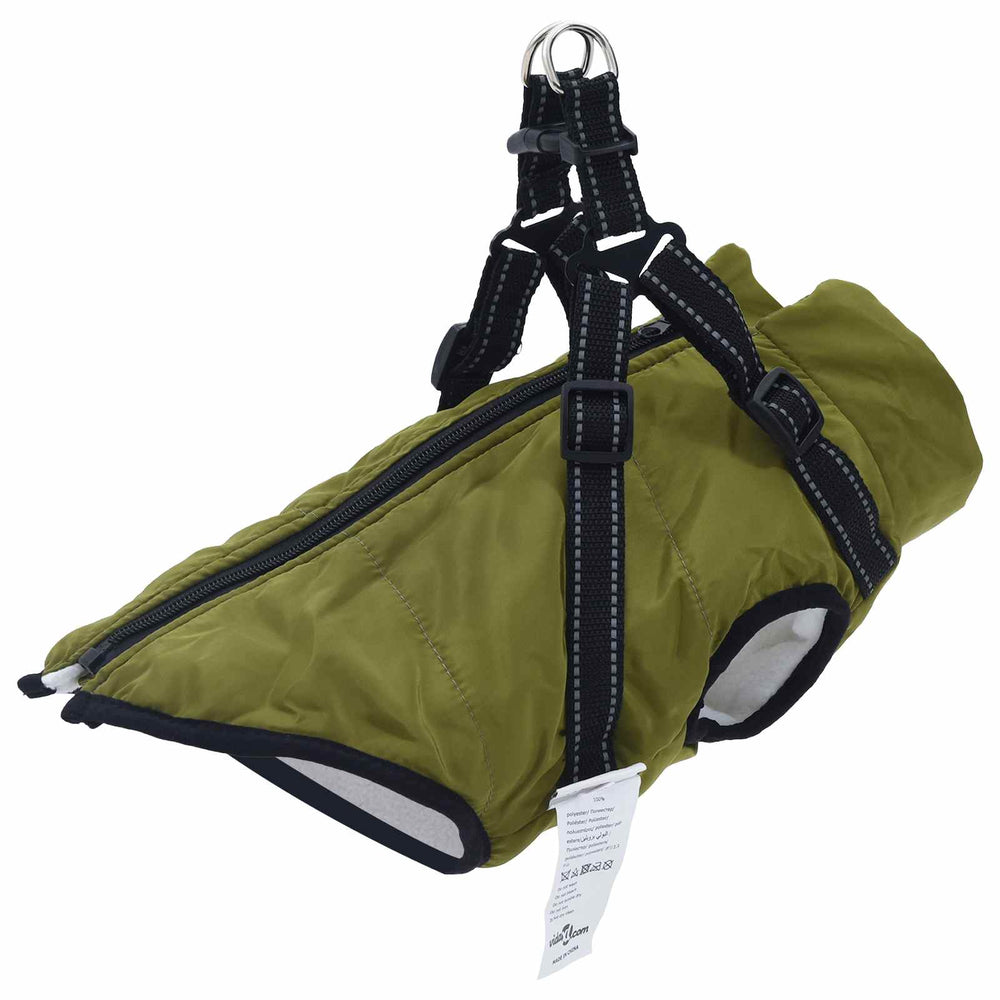 Hundemantel Olive L28 Fleece Polyester