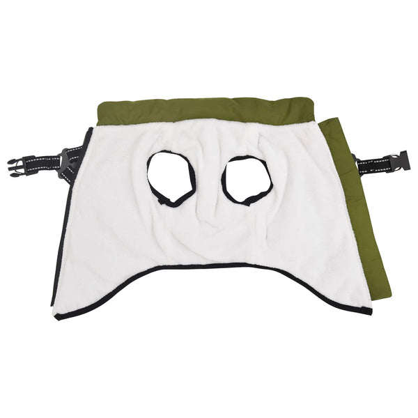 Hundemantel Olivegrün Fleece L36