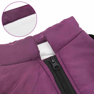 Lila Hundemantel Fleece Polyester L24