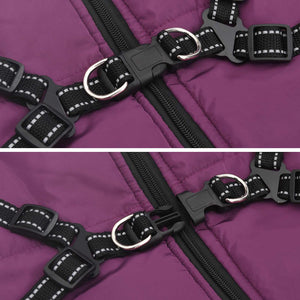 Lila Hundemantel Fleece & Polyester L44