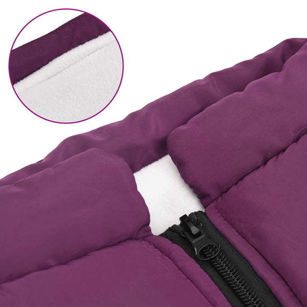 Lila Hundemantel L52 Fleece & Polyester