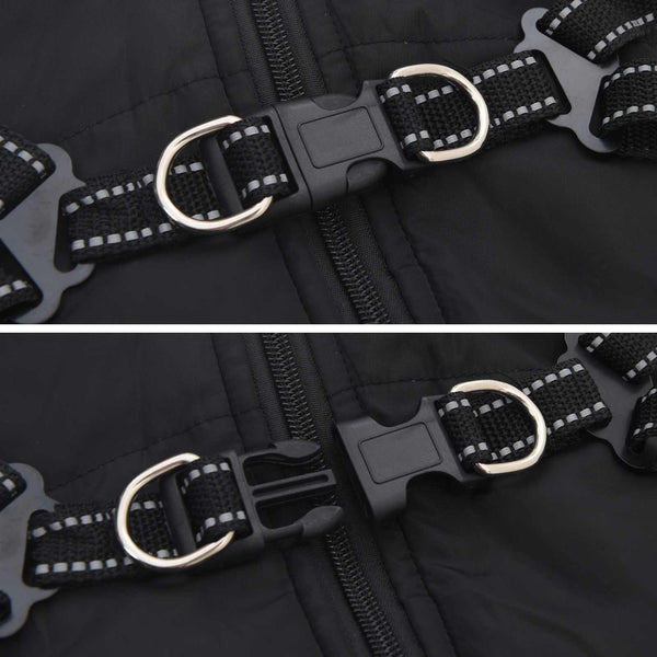 Hundemantel Schwarz L40