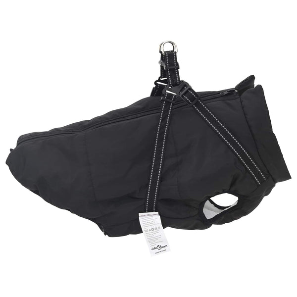 Schwarzer Hundemantel L48