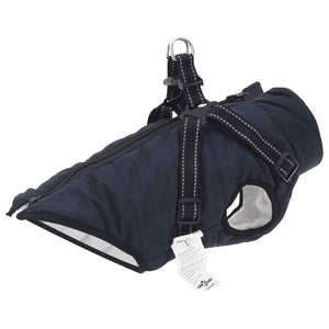 Marineblauer Hundemantel Fleece L32