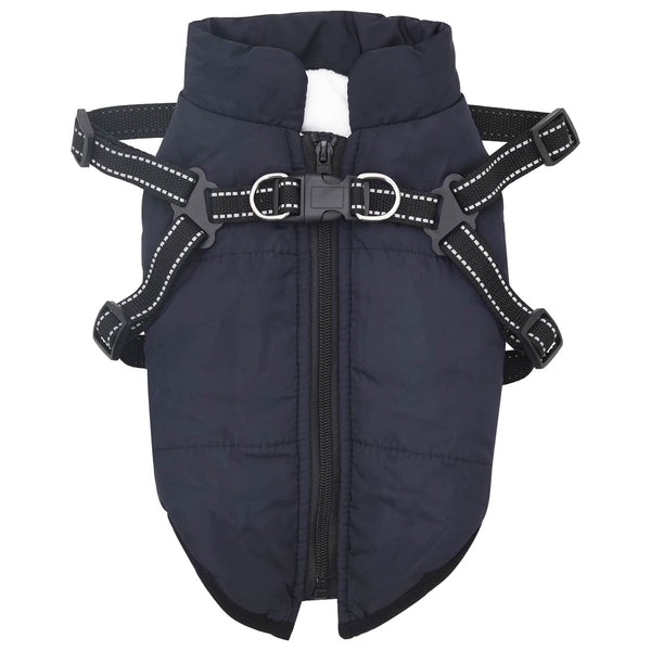 Marineblauer Hundemantel Fleece L32