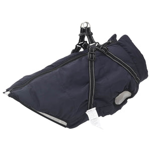 Marineblauer Hundemantel Fleece L44