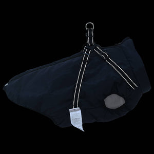 Marineblauer Hundemantel Fleece L44