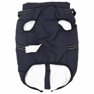 Marineblauer Hundemantel L48