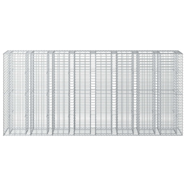 Gabionen Hochbeet 330x50x150cm, 4er Set