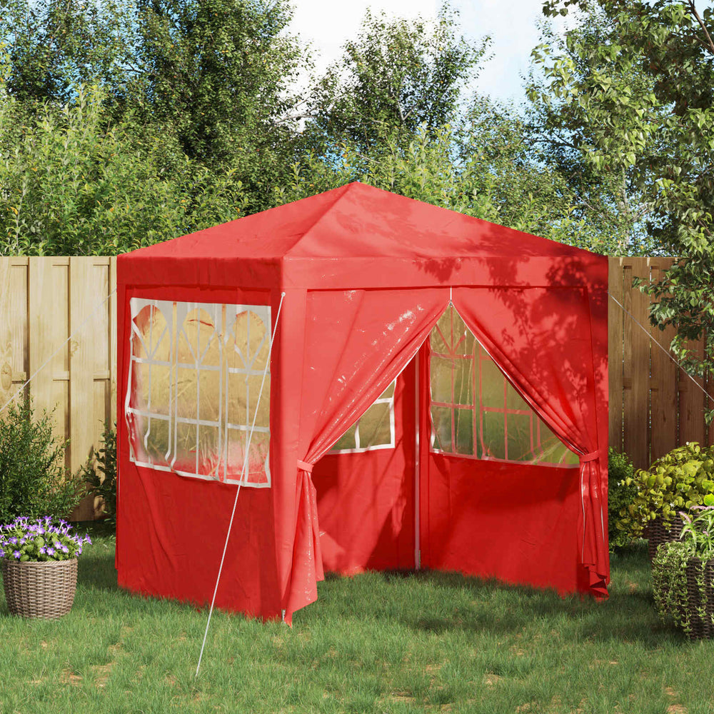 Rotes Partyzelt 200x200 cm