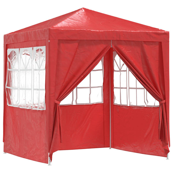 Rotes Partyzelt 200x200 cm