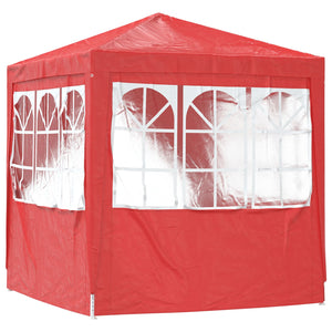 Rotes Partyzelt 200x200 cm