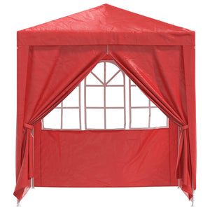 Rotes Partyzelt 200x200 cm