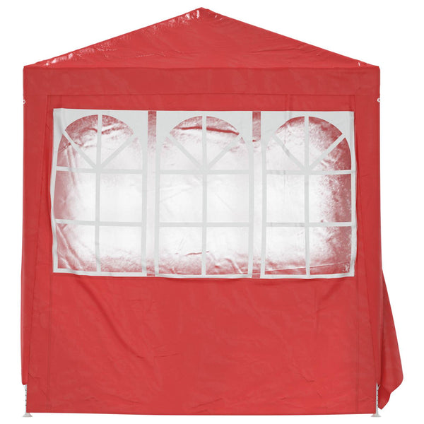 Rotes Partyzelt 200x200 cm