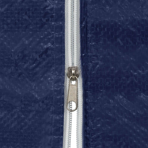 Party Zelt Seitenteil Blau 200x195cm, 2er Set