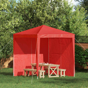 Party Zelt Seitenwand Rot, 2er Set