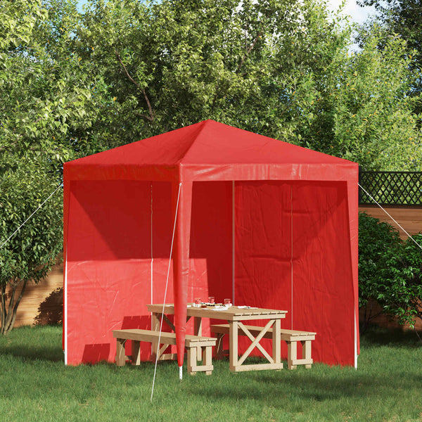 Party Zelt Seitenwand Rot, 2er Set