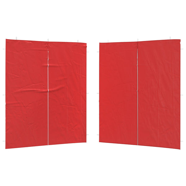 Party Zelt Seitenwand Rot, 2er Set