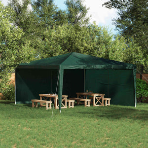 Party Zelt Seitenteile Grün 400x195cm 2er Set