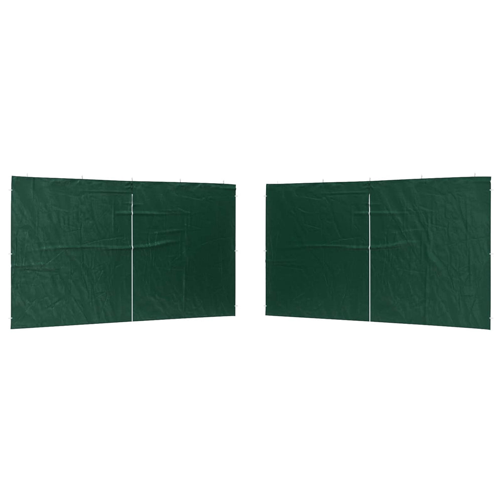 Party Zelt Seitenteile Grün 400x195cm 2er Set