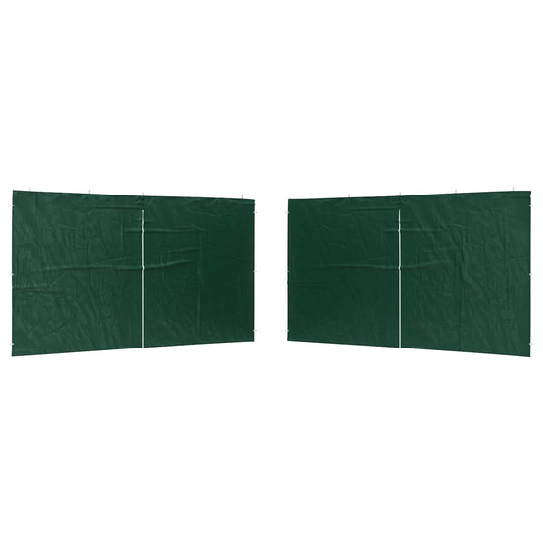 Party Zelt Seitenteile Grün 400x195cm 2er Set