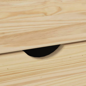 Rollschrank Kiefer Braun 34x39x56cm