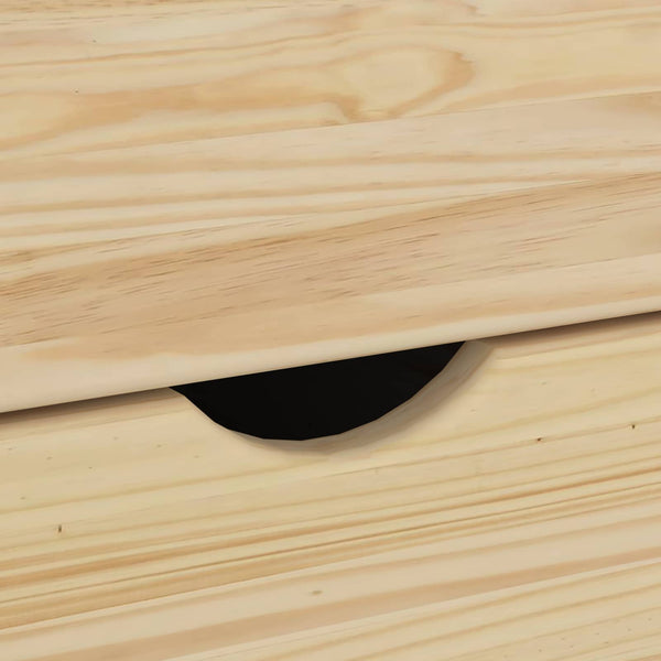 Rollschrank Kiefer Braun 34x39x56cm