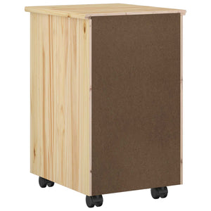 Rollschrank Kiefer Braun 34x39x56cm