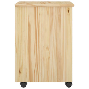 Rollschrank Kiefer Braun 34x39x56cm