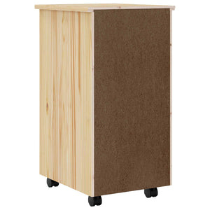 Rollcontainer MOSS mit Schubladen, Klarlack