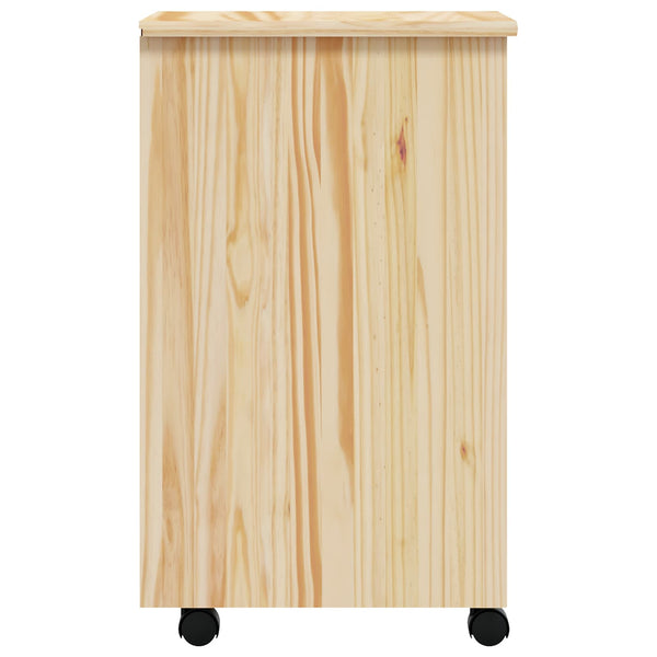 Rollcontainer MOSS mit Schubladen, Klarlack
