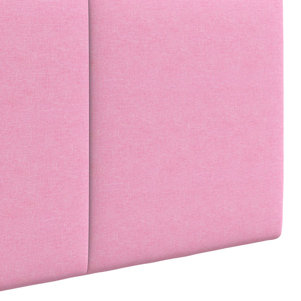 Hängendes Kopfteil Rosa Stoff
