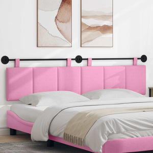 Hängendes Kopfteil Rosa Stoff
