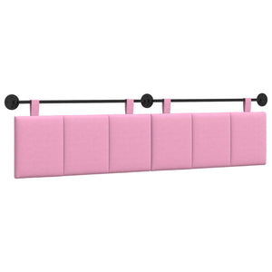 Hängendes Kopfteil Rosa Stoff