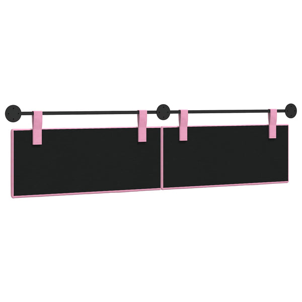 Hängendes Kopfteil Rosa Stoff