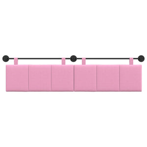 Hängendes Kopfteil Rosa Stoff