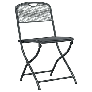 Gartenmöbel Set 5-teilig Anthrazit