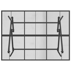 Gartenmöbel Set 5-teilig Anthrazit