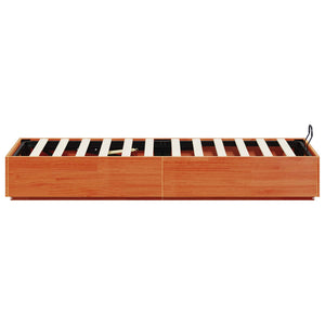 Ottoman Bettgestell 80x200 cm Kiefer Massivholz