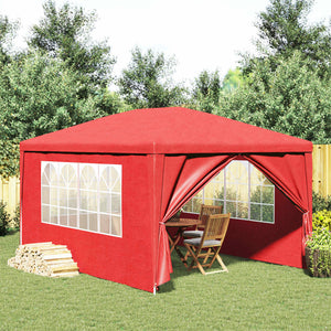 Party Zelt Rot, 400x300 cm