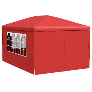 Party Zelt Rot, 400x300 cm